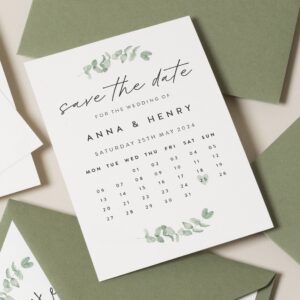 Floral Save The Date Cards