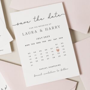 Wedding Save The Date Cards With Envelopes