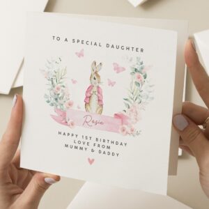Daughter 1st Birthday Card