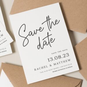 Simple Save The Dates