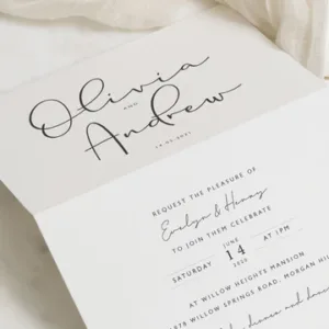 Concertina Invitations