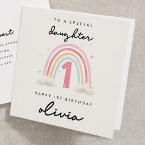 1st Birthday Card Daughter